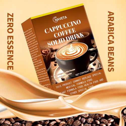 For export and cross-border trade only English version Cappuccino Coffee CAPPUCCINOCOFfEESOLID DRINK
