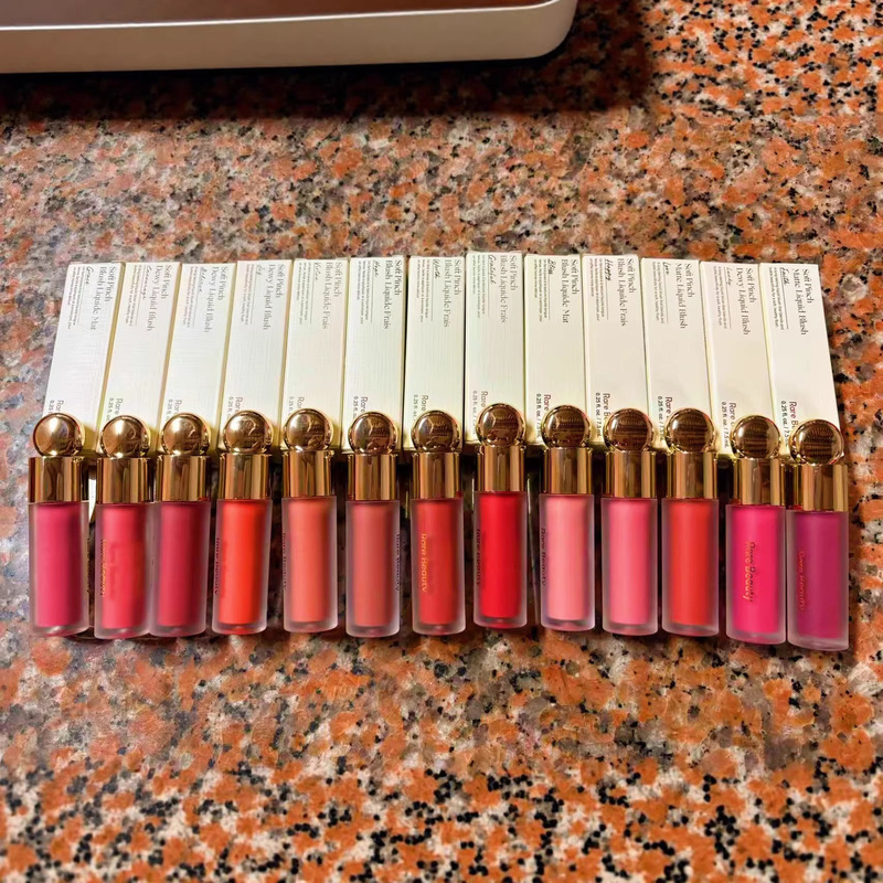 Cross-Border Rare Beauty Selena Lip Gloss Silky Lipstick Mirror Finish Hope Liquid Blush Happy/Joy Cross-Border Rare Beauty Selena Lip Gloss Silky Lipstick Mirror Finish Hope Liquid Blush Happy/Joy