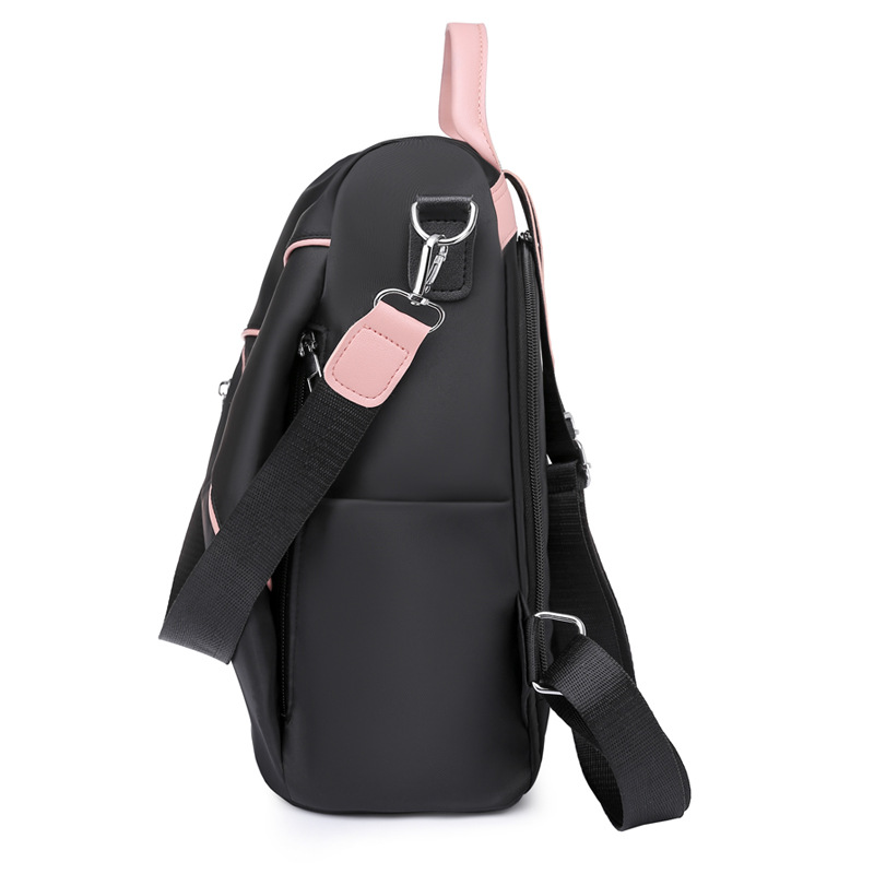 Mochila antirrobo para mujer 2024 nueva moda coreana multifuncional tela Oxford mochila de viaje de doble uso mochila escolar al por mayor