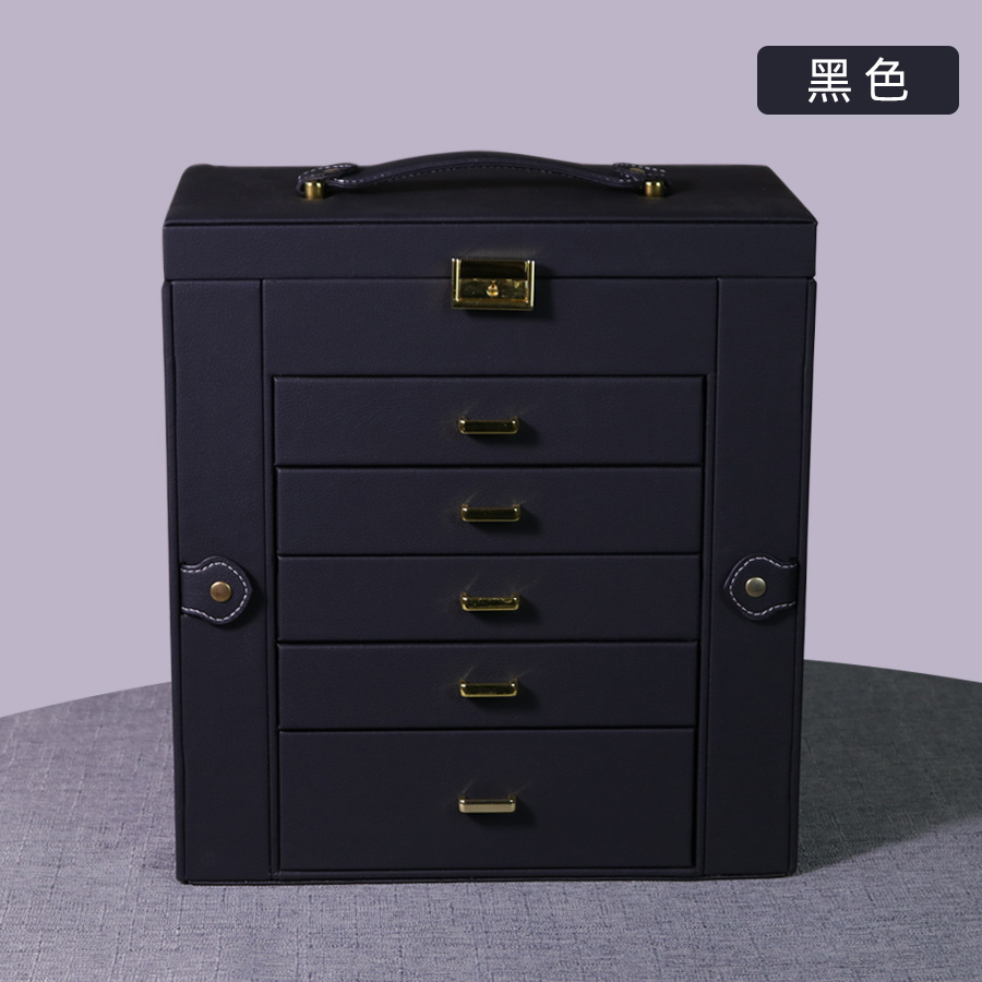 블랙; 6단 주얼리 보관함