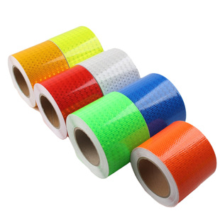 20CM factory direct shining star crystal grid reflective stickers car stickers reflective warning stickers strong reflective stickers