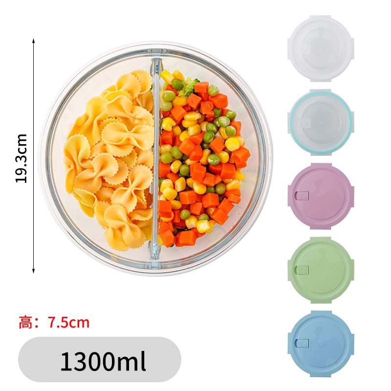 Caja de almuerzo doméstica de venta en caliente transfronteriza Caja de almuerzo de vidrio Caja de almuerzo de calentamiento de microondas Caja de almuerzo de aislamiento