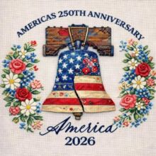 �羳�·fAmerica's 250th Cross-Stitch Kit����250���꽑�����b