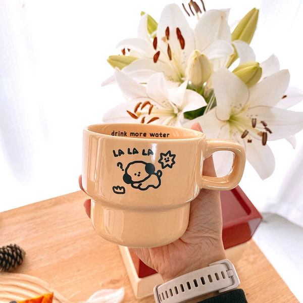 Coffee puppy stacked cup