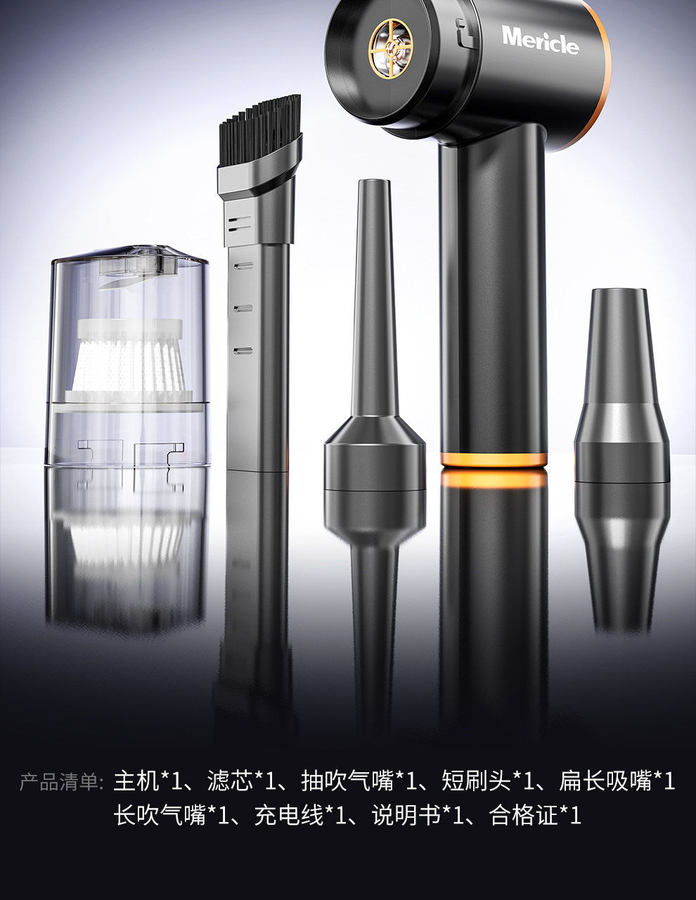 Wireless Car Vacuum Cleaner, Handheld, Small, Super Powerful Suction, Powerful Car Vacuum Cleaner, Mini Special-Purpose