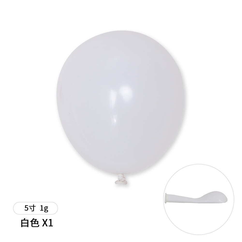 Round Matte 5-inch White 200/1 Pack