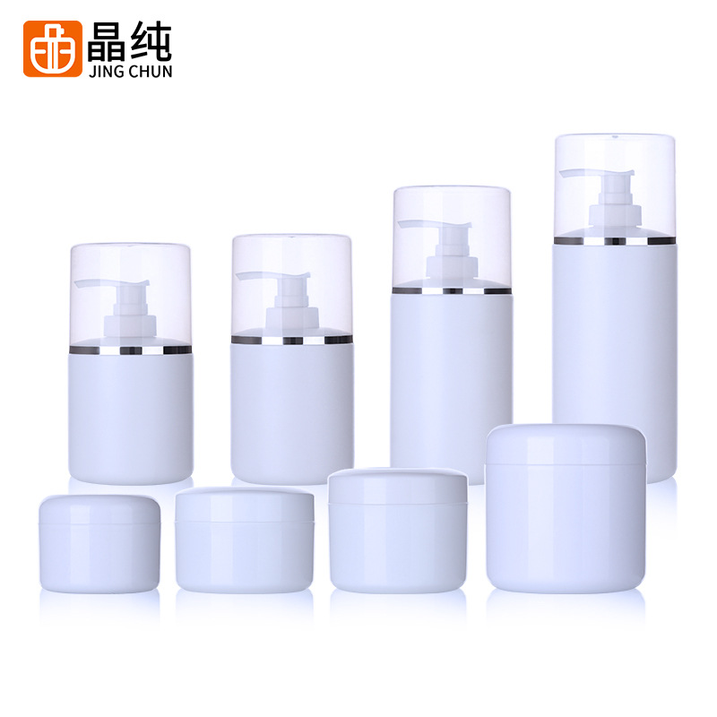 现货院装瓶洗发水护发素全罩直筒250ml 300 400 500ml压泵乳液瓶