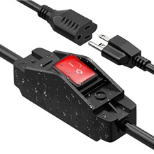 5-15P至5-15R 帶開關戶外 防水照明延長線內聯開關  用於電氣設備