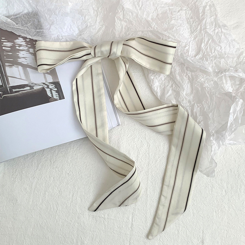 Bufanda de seda de lunares, banda larga, sensación de alta gama, nuevo estilo multiusos, todo-fósforo, bufanda pequeña, pañuelo para el cabello, cinturón de cinta para el cabello