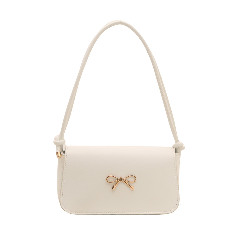 2025 verano nuevo estilo nicho bolso de axila moda femenina bolso cuadrado pequeño portátil ins bolso de hombro de estilo occidental