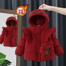 女童秋冬装棉衣新款洋气中小童女孩棉服加厚外套冬款洋气棉袄5057