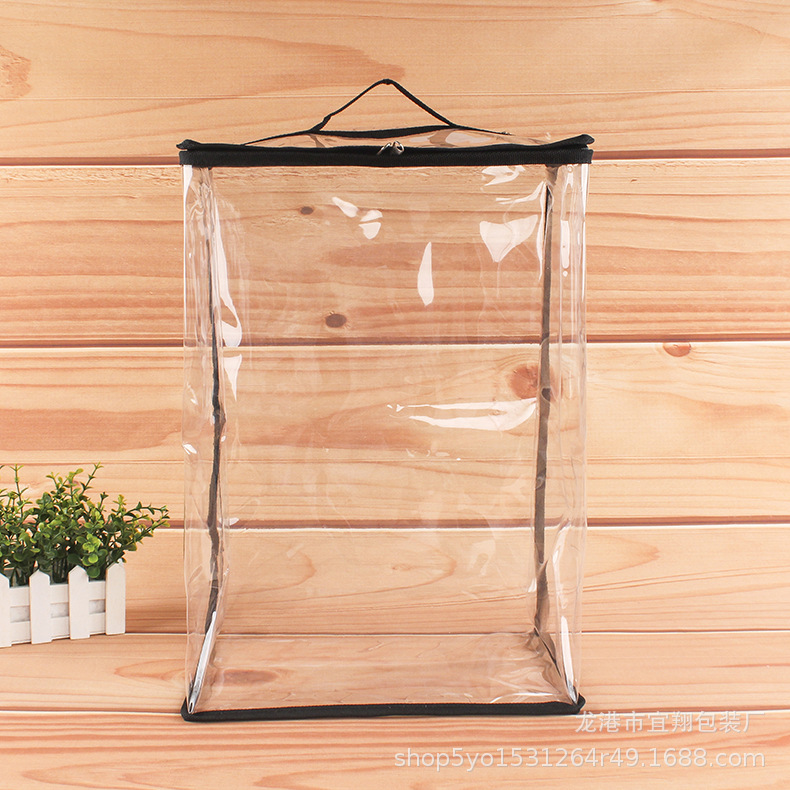 厂家定 制车缝袋子pvc拉链袋子 彩印透明烫金EVA包装袋