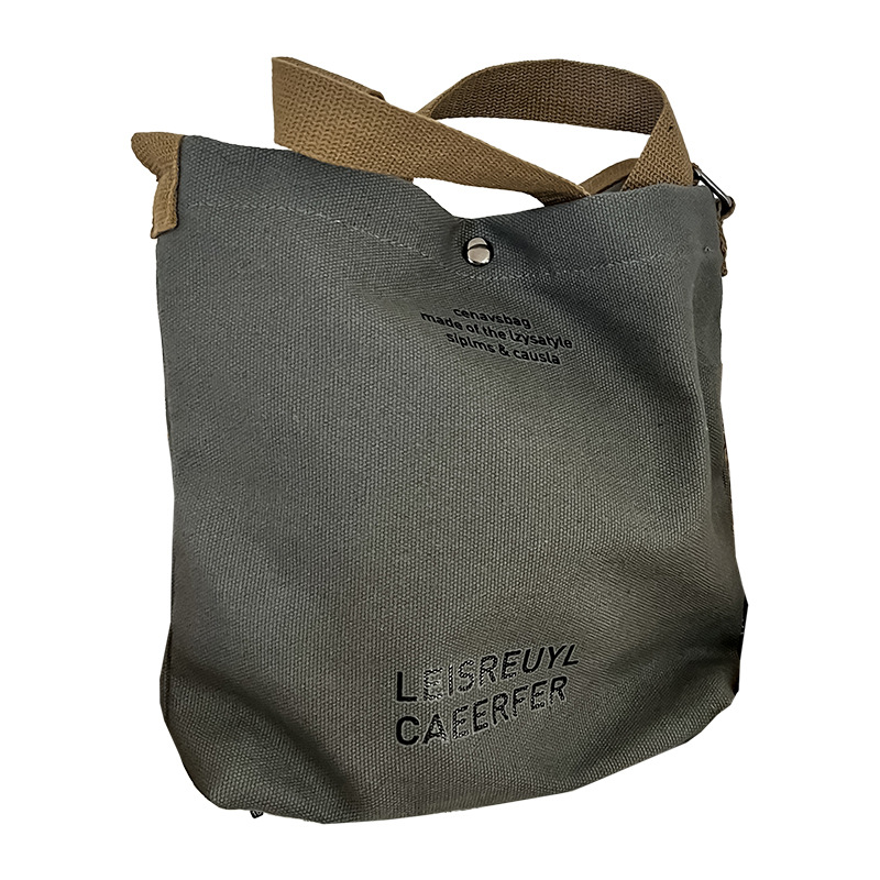 Bolso para niños con letras de estilo occidental Bolso de clase simple y ligero para estudiantes 2025 nuevo bolso de lona para niños y niñas