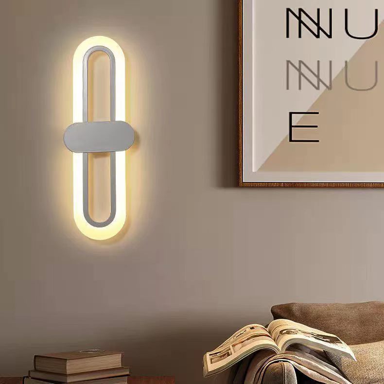 LED lámpara de pared sala de estar dormitorio pasillo lámpara de pared de escalera personalizada simple moderna creativa lámpara de cabecera