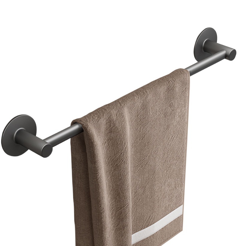 Pistola americana gris baño toalla rack ponche libre Barra de toalla sola barra de baño Baño anillo de toalla de baño Toalla de baño