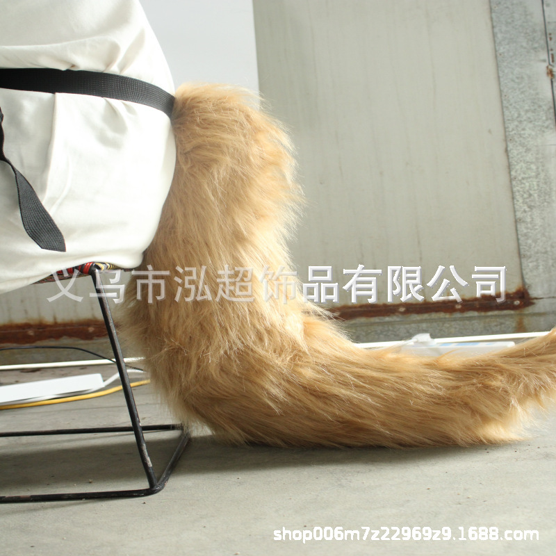 大きいサイズの手は獣の耳の獣の尾のぬいぐるみのコスプレのアクセサリの道具のキツネの尾の狼の尾のアクセサリを作ります。|undefined