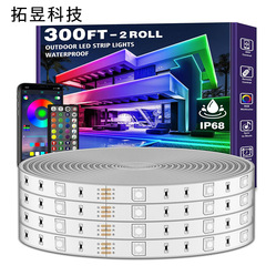 越境電子商取引人気のLEDライトストリップ防水セットIP68屋外RGB防水ライトストリップBluetooth 44キーAPコントロール