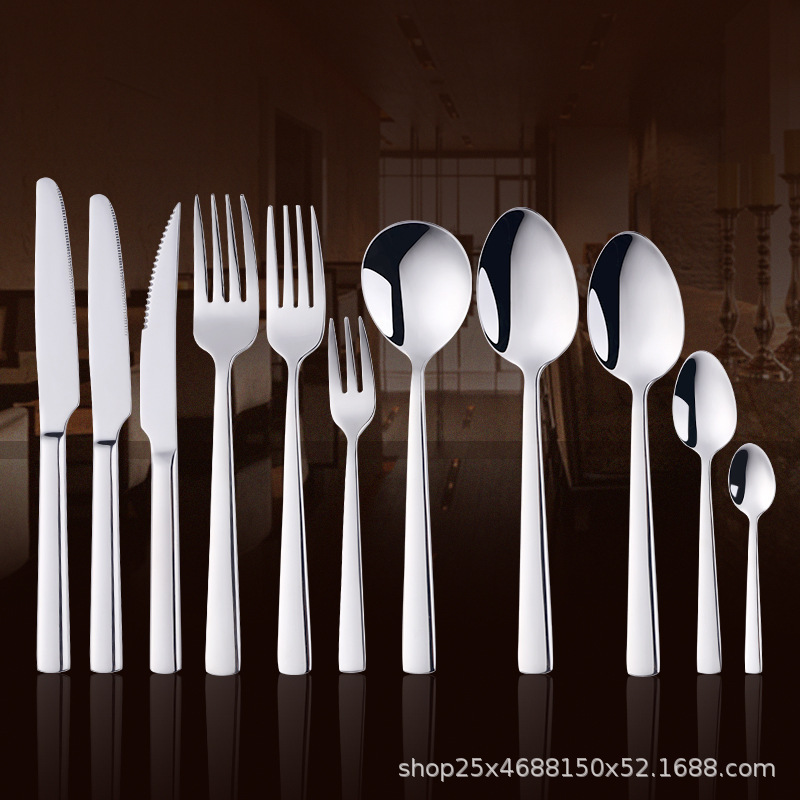 Steak Knife and Fork Plate Set Western-style Household Children's Knife and Fork Plate Knife, Fork and Spoon Three-piece Set European-style Tableware Two-piece Set Steak Knife and Fork Plate Set Western-style Household Children's Knife and Fork Plate Knife, Fork and Spoon Three-piece Set European-style Tableware Two-piece Set
