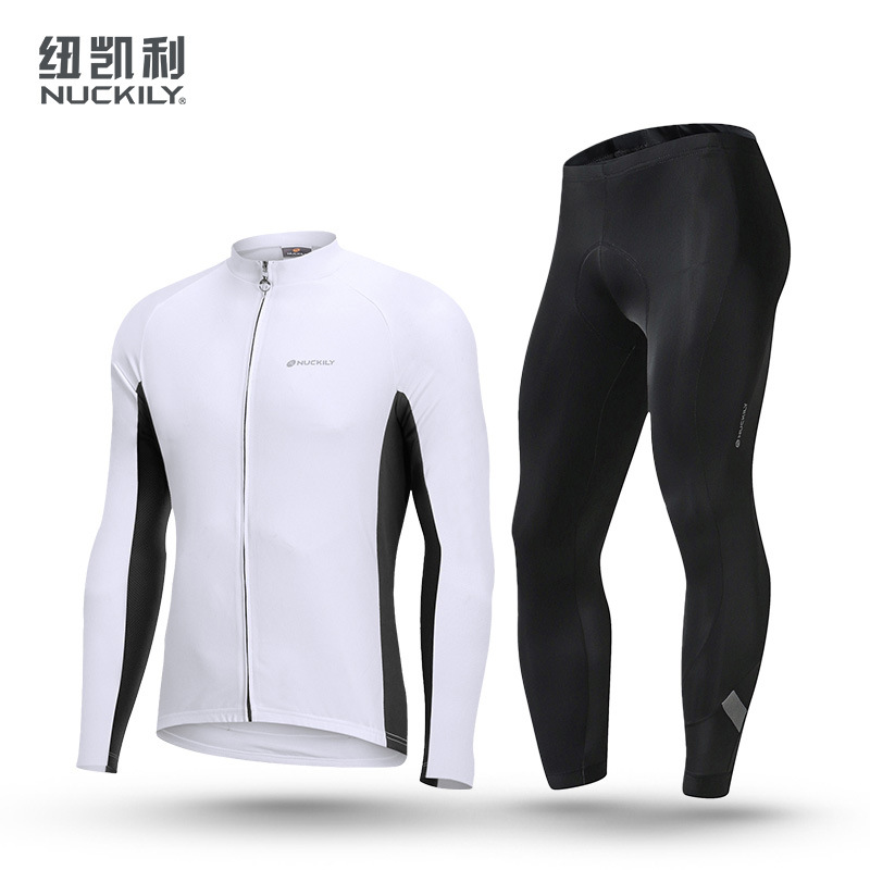 Cycling Clothing Road Bike Men's Autumn and Summer Self-propelled Mountain Bike Lightweight Quick-drying Breathable Long-sleeved Top suit