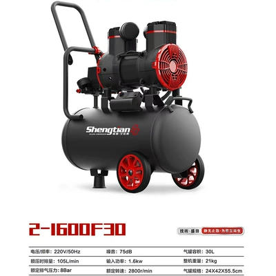 Hava kompressorları Compressor 220V Spray Paint - 2-1600f-30-220v-single-phase-8bar