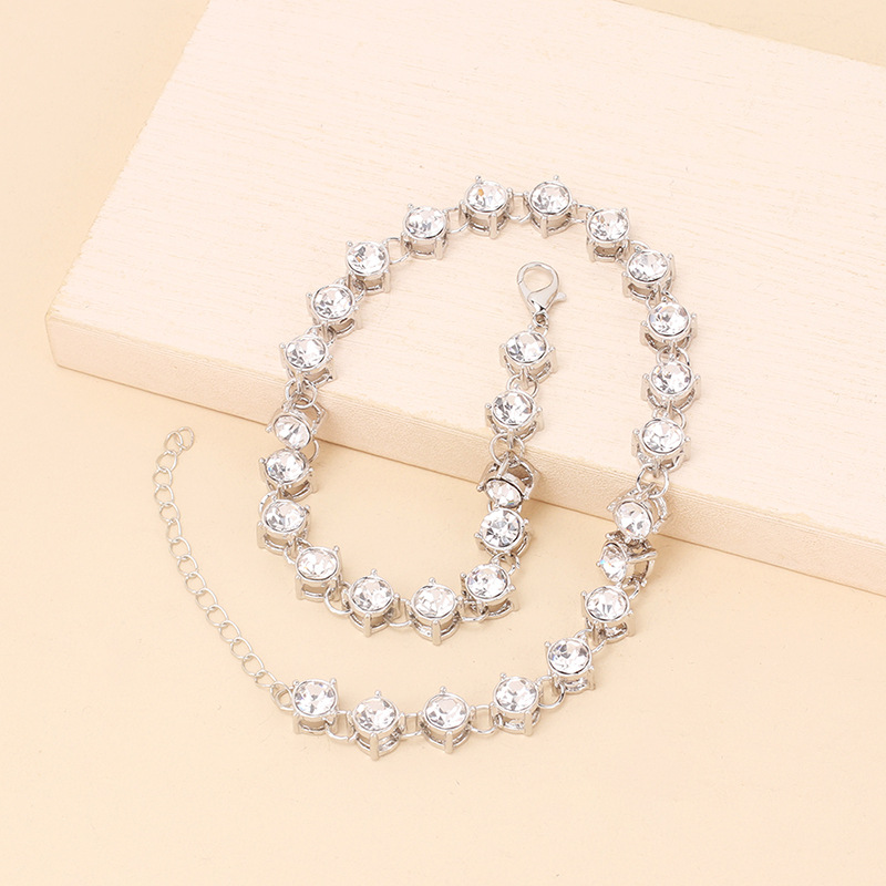 Geometric Pattern Fashion Necklace Female Niche Design Choker Clavicle Chain