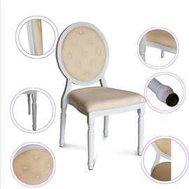 铝合金餐椅酒店椅宴会椅加厚防水麻布高密度海绵家用椅子