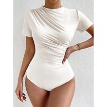 Z 45511 Pleated One-piece Top �����������¿羳����ͨ����