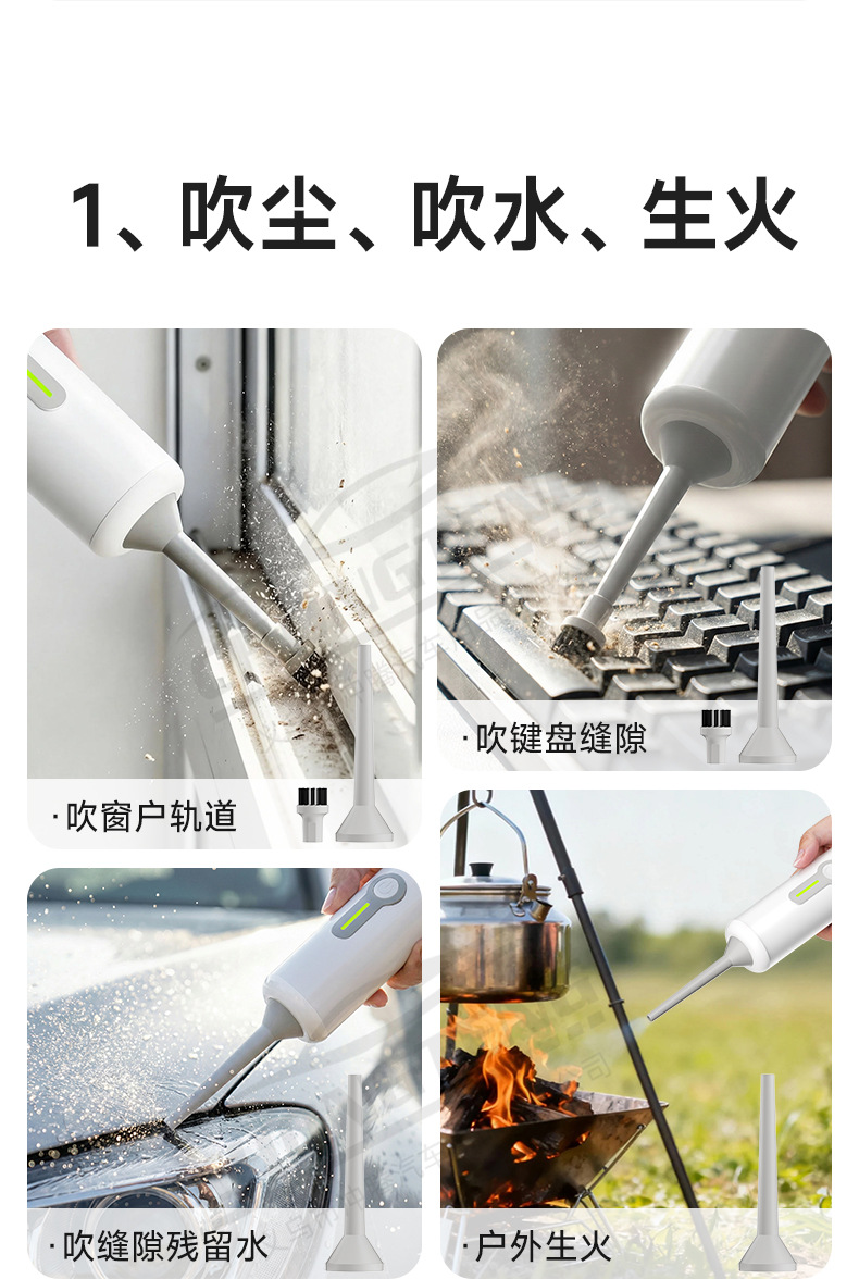 [Premium Selection] Car Vacuum Cleaner with Strong Suction, Handheld Wireless Vacuum Cleaner for Cars, Suction and Blowing in One, Household Vacuum Cleaner