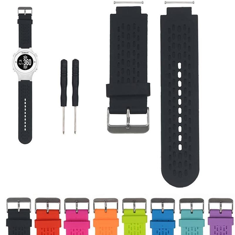 Suitable for Jiaming Approach S2/S4 Watch Silicone Strap Breathable Wristband with Connecting Rod Screwdriver