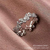 Fashionable brand small design wedding ring, internet celebrity, light luxury style