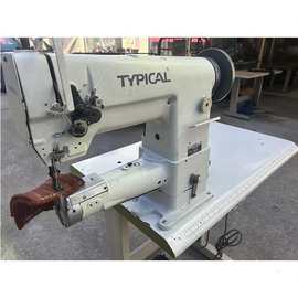 标准牌341大嘴筒形厚料同步高头车脚垫汽车坐垫皮革箱包边缝纫机