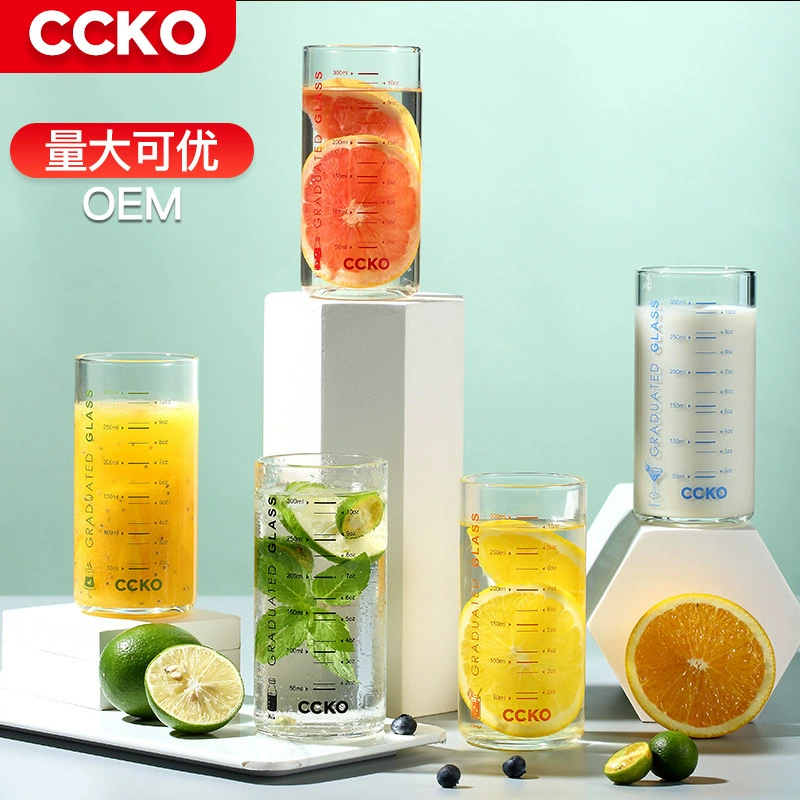 Мерный стакан (CCKO CK9651) 330 мл из боросиликатного стекла с градуировкой