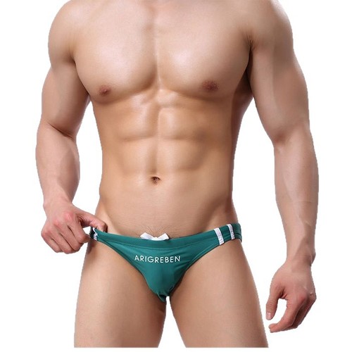 Men's Triangle Swim Trunks Beach Shorts Men's Sport Underwear Trendy Men's Underwear Solid Color Men's Swimwear 902