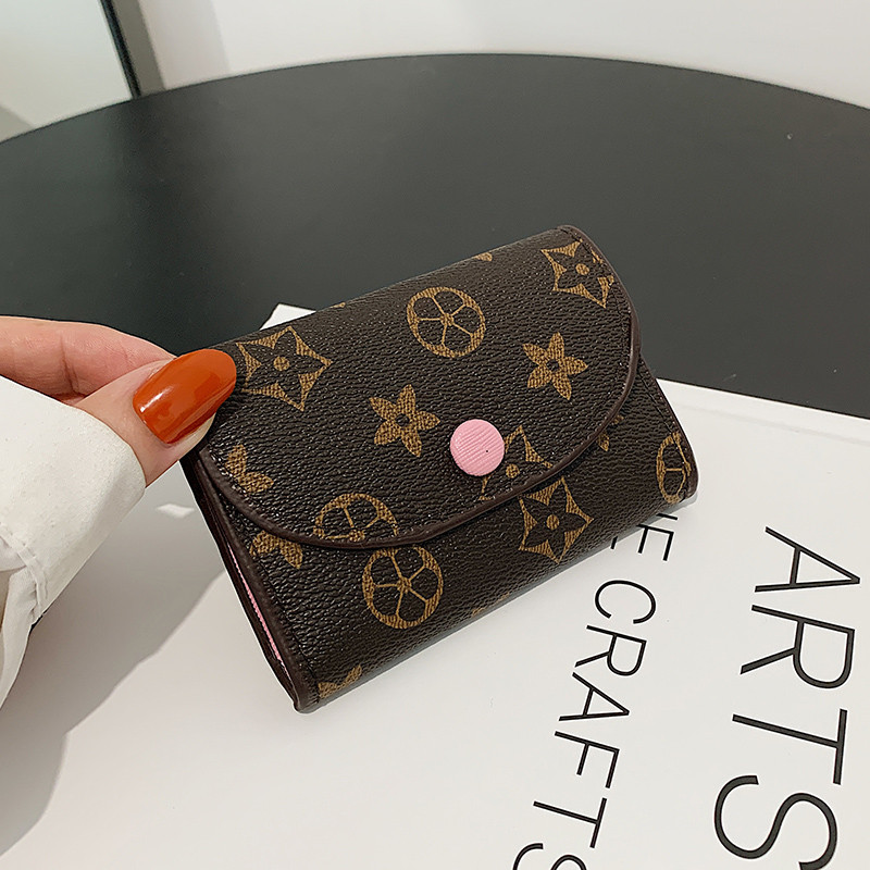 卡包女式小巧超薄简约零钱包2021驾照驶证多卡位复古迷你时尚小包|ms