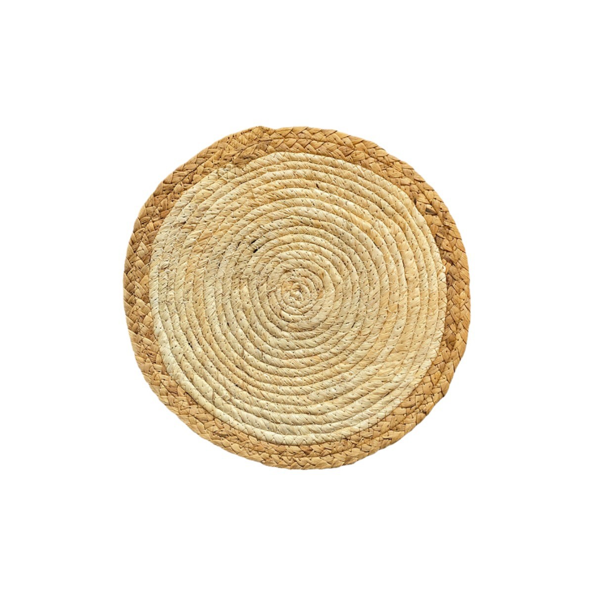 Cojín de mesa redondo de tejido transfronterizo Cojín de mesa de cuerda de algodón Actividades de cena interior y exterior Fiesta familiar mesa de comedor cocina cojín de tazas