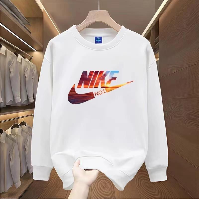 Hong Kong Fashion Brand Spring & Fall Popular Sweatshirts for Men in Autumn and Winter New Velvet Warm Loose Plus Size Tops for Men