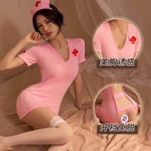 情趣内衣女性感睡衣火辣骚激情护士制服床上套装挑逗睡裙诱惑代发