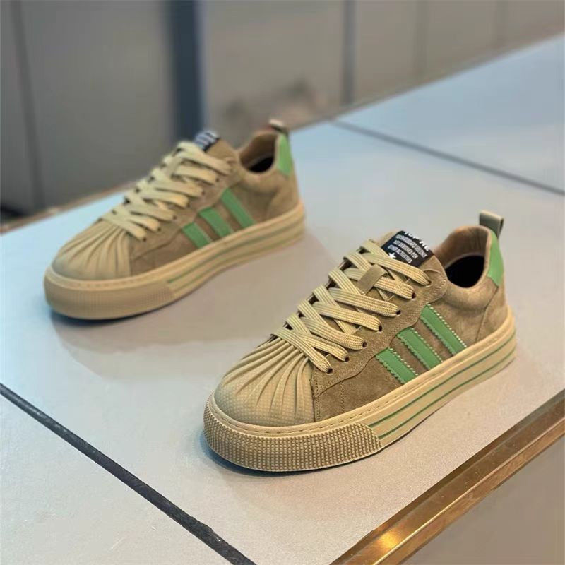 Men's Shoes Shell 2025 Summer Fashion Trend New Casual Versatile Sports Casual Shoes Comfortable Sneakers