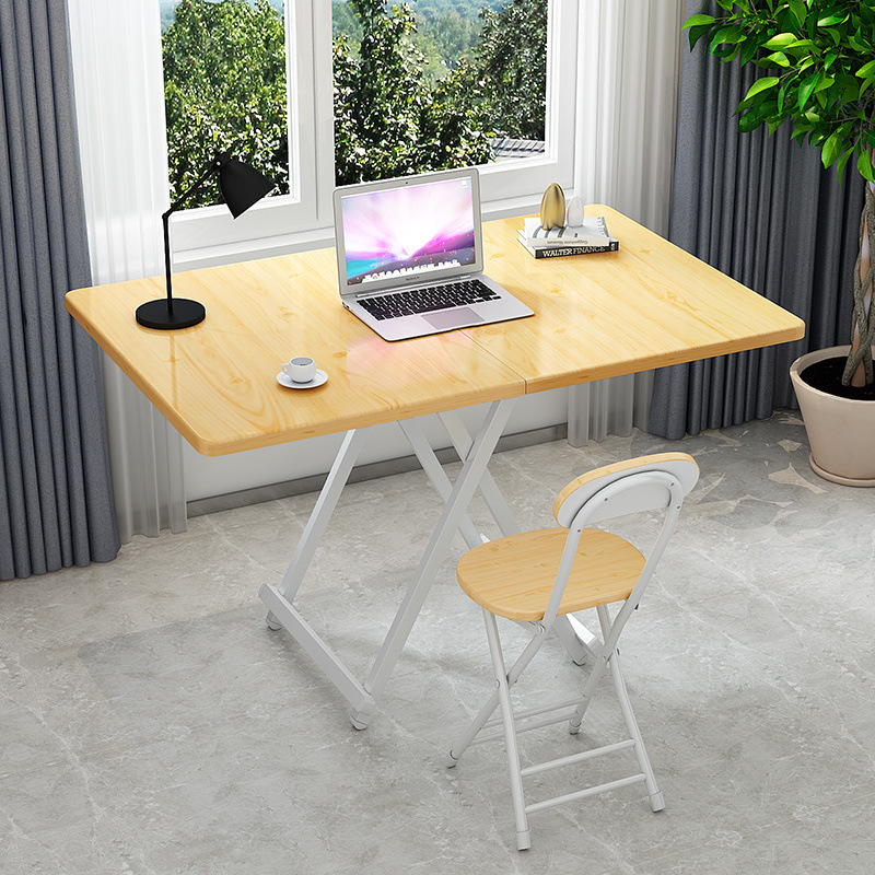 Mesa plegable, mesa de comedor para el hogar, mesa de comedor portátil simple, habitación de alquiler, apartamento pequeño cuadrado, mesa simple para cenar
