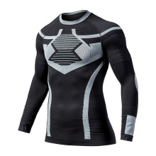 专业运动压缩衣长袖速干紧身衣男女打底装备保暖户外滑雪健身服
