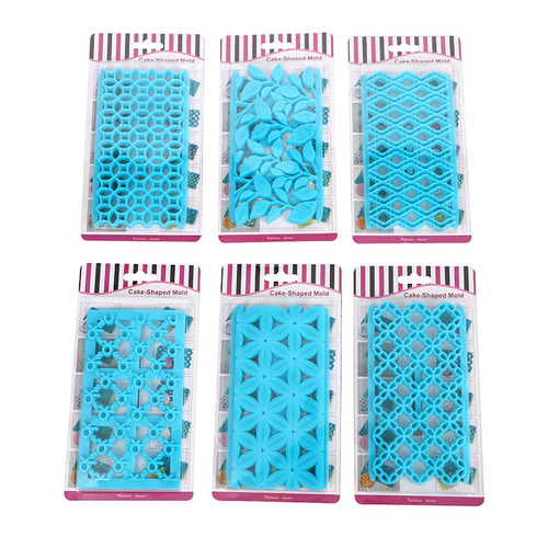 Manufacturer Direct Supply Fondant Cake Decoration Flower Mold Baking Flower Press Mold DIY Stamping Baking Mold