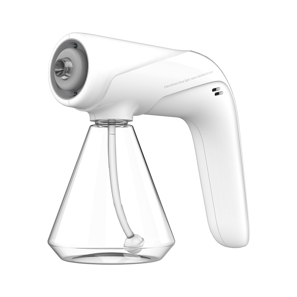 新品XDQ01消毒枪无线快递自动消毒器酒精手持电动家用蓝光喷雾枪