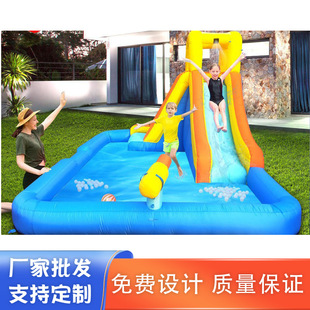 [Inflatable Castle] Outdoor Inflatable Swimming Pool Small Family Inflatable Castle Amusement Equipment Pvc Naughty Castle