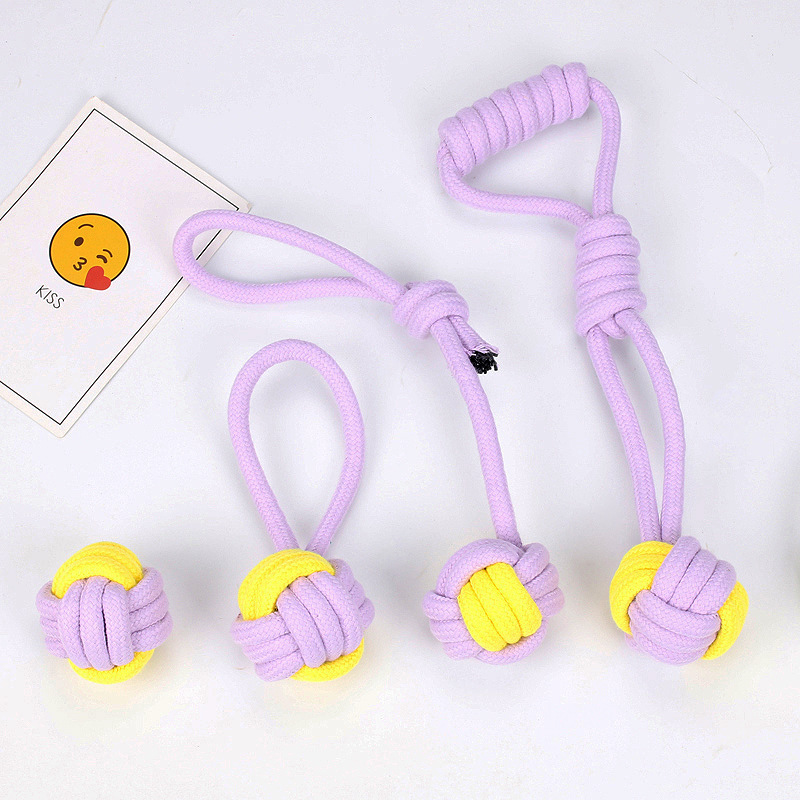 Temu se especializa en juguetes de cuerda de algodón para mascotas