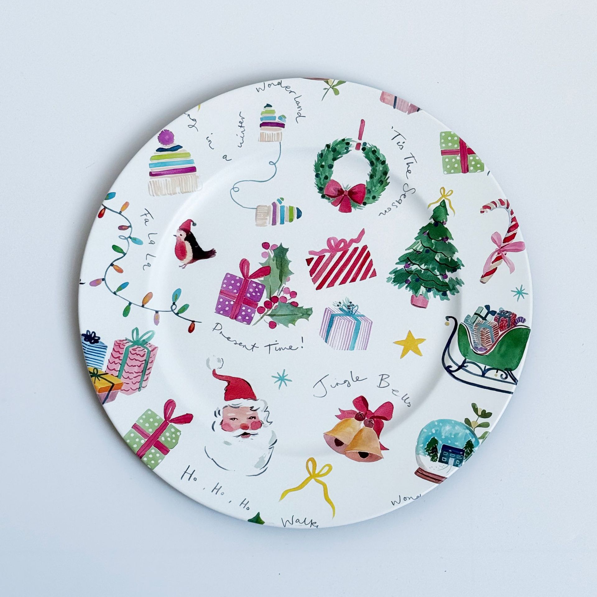 Comercio exterior transfronterizo nuevo placas de carga de venta caliente placas de Navidad platos de bodas platos de comedor de hotel platos decorativos PP