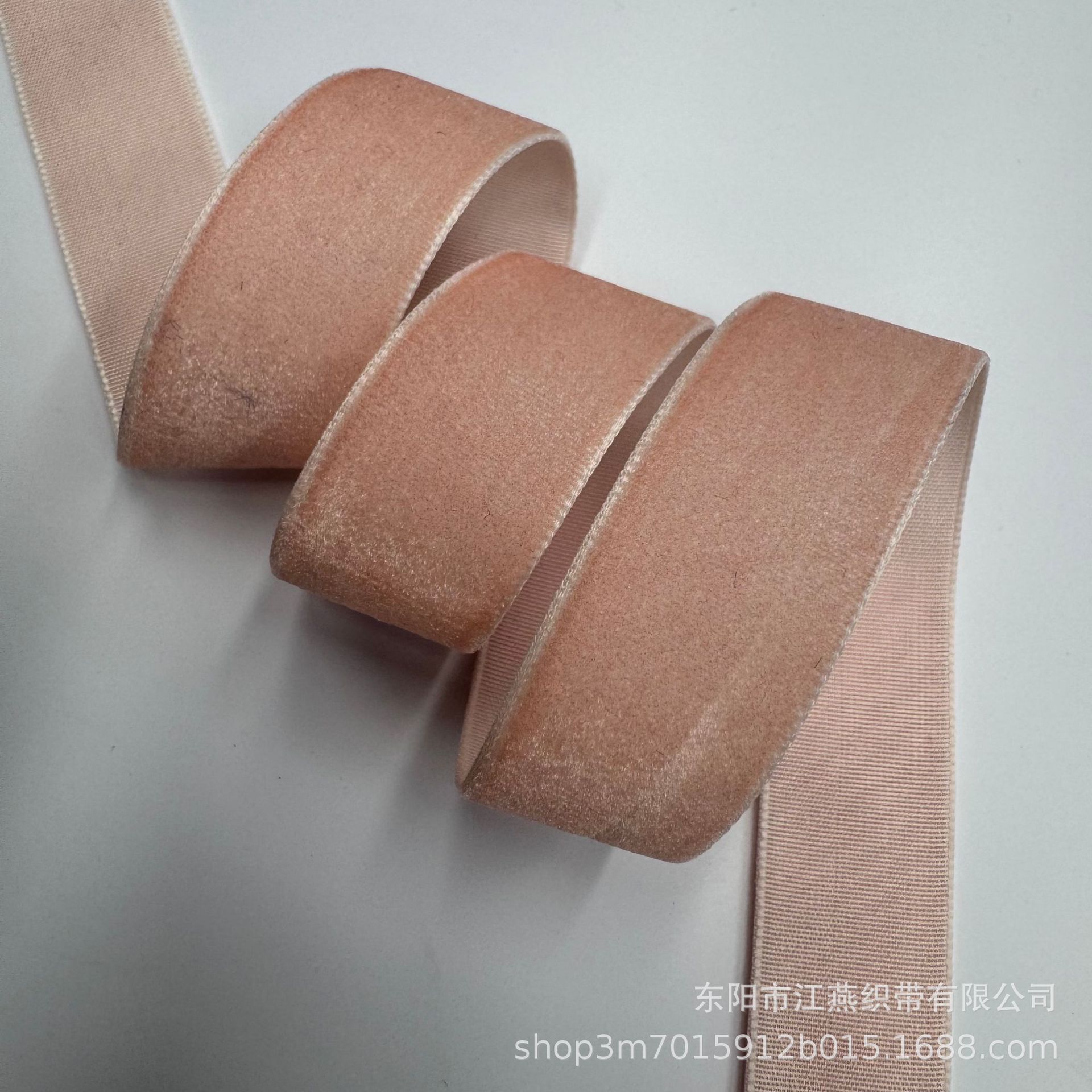 Cinturón de flocado spot unilateral cinta de lana de doble cara cinta de lana 2CM2.5cm spot al por mayor cinta de lana de color accesorios de ropa