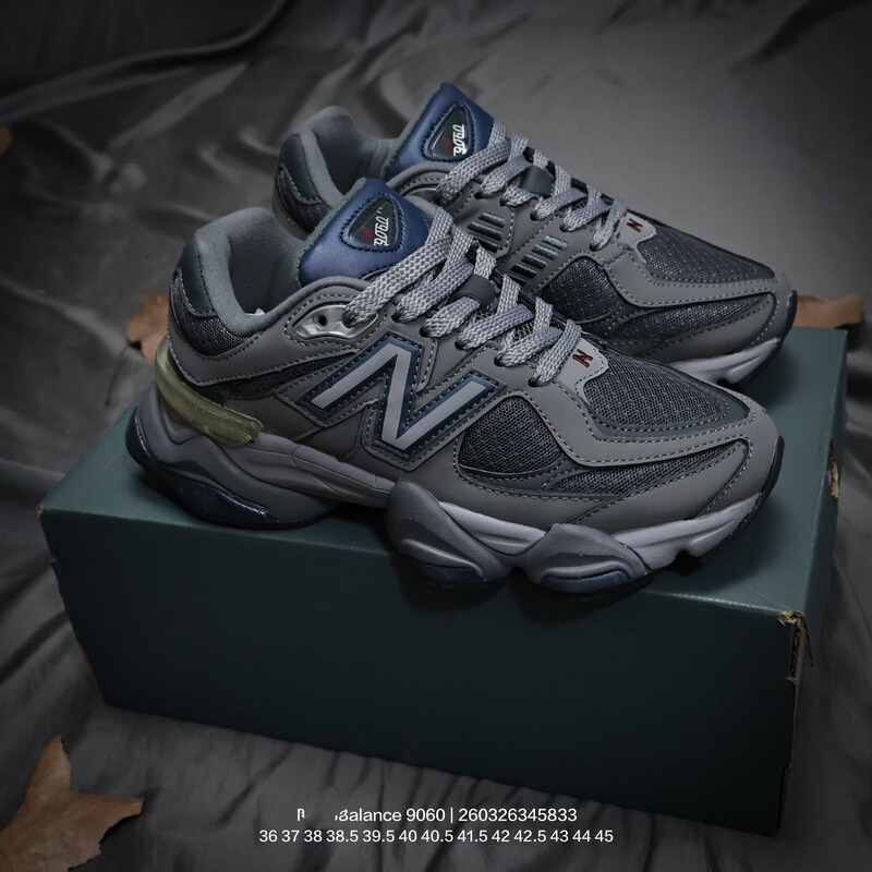 Putian Pure Original Nb9060 Retro Dad Shoes Classic Gray Outdoor Sports Running Shoes for Men and Women