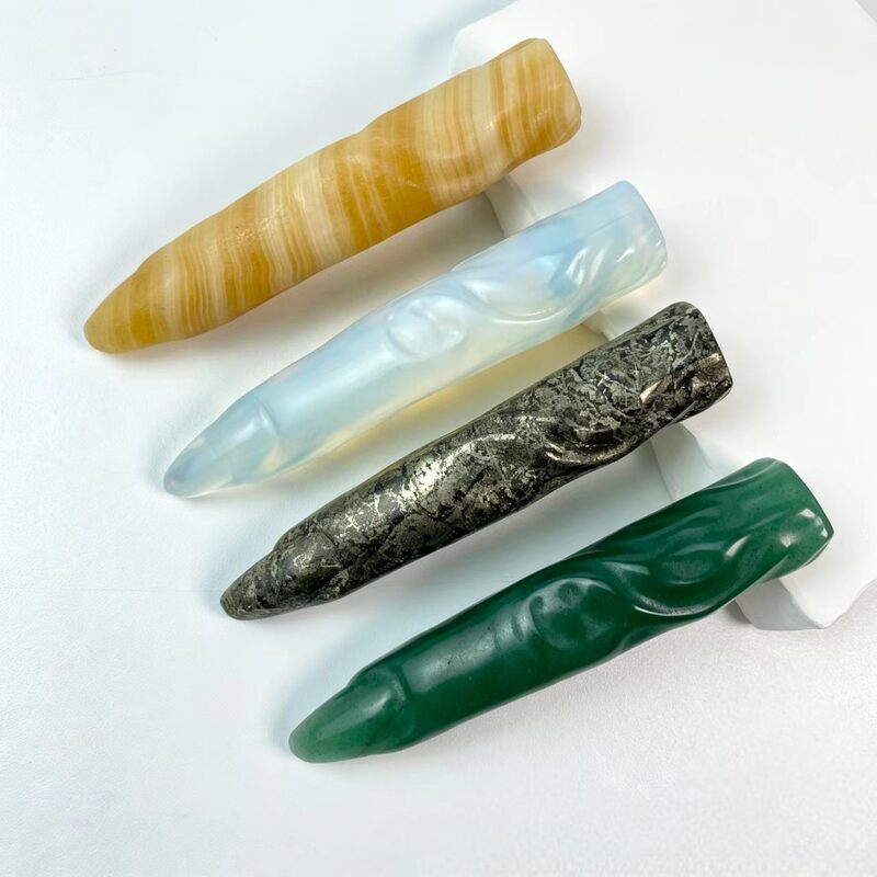 Cross-Border Best-Selling Halloween Prank Decorations, Witch's Fingers, Natural Stone Carving Crafts, Gifts