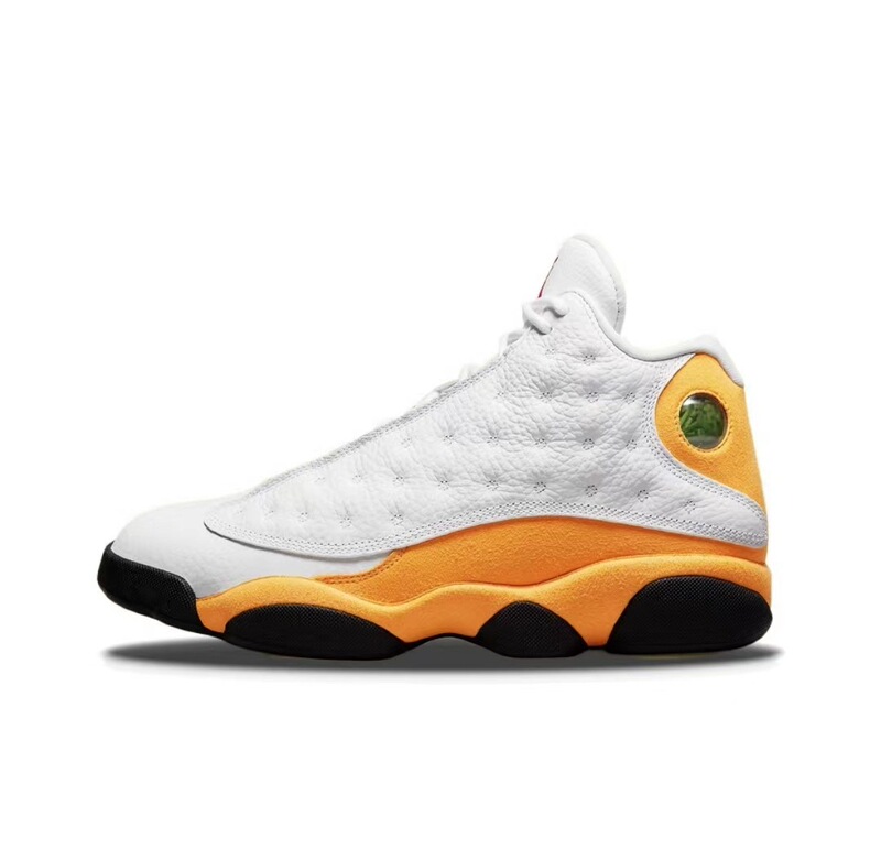 莆田靴 AJ13 純正オリジナル Qiao 13 通気性クッション性滑り止めミッドトップスポーツシューズメンズハイトップ実用的なバスケットボールシューズ|undefined