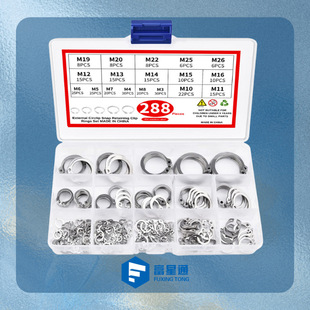 �羳288pcs 304���P��S�Ï��ԓ�ȦGB894A���⿨�ɿ��h���b
